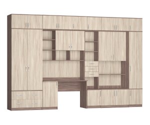 Гарнитур Студент 3,6 А, прямая, 2485*600*3600